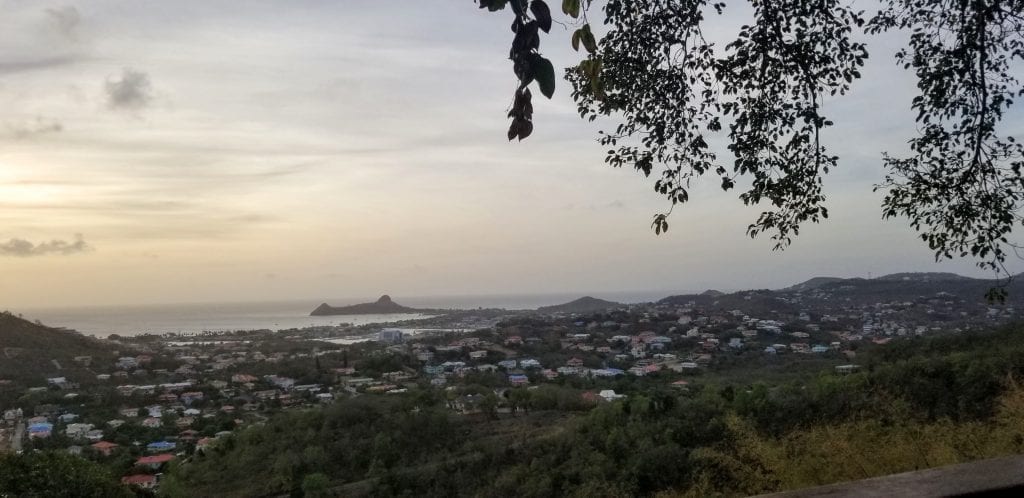A view from the wedding of the skyline