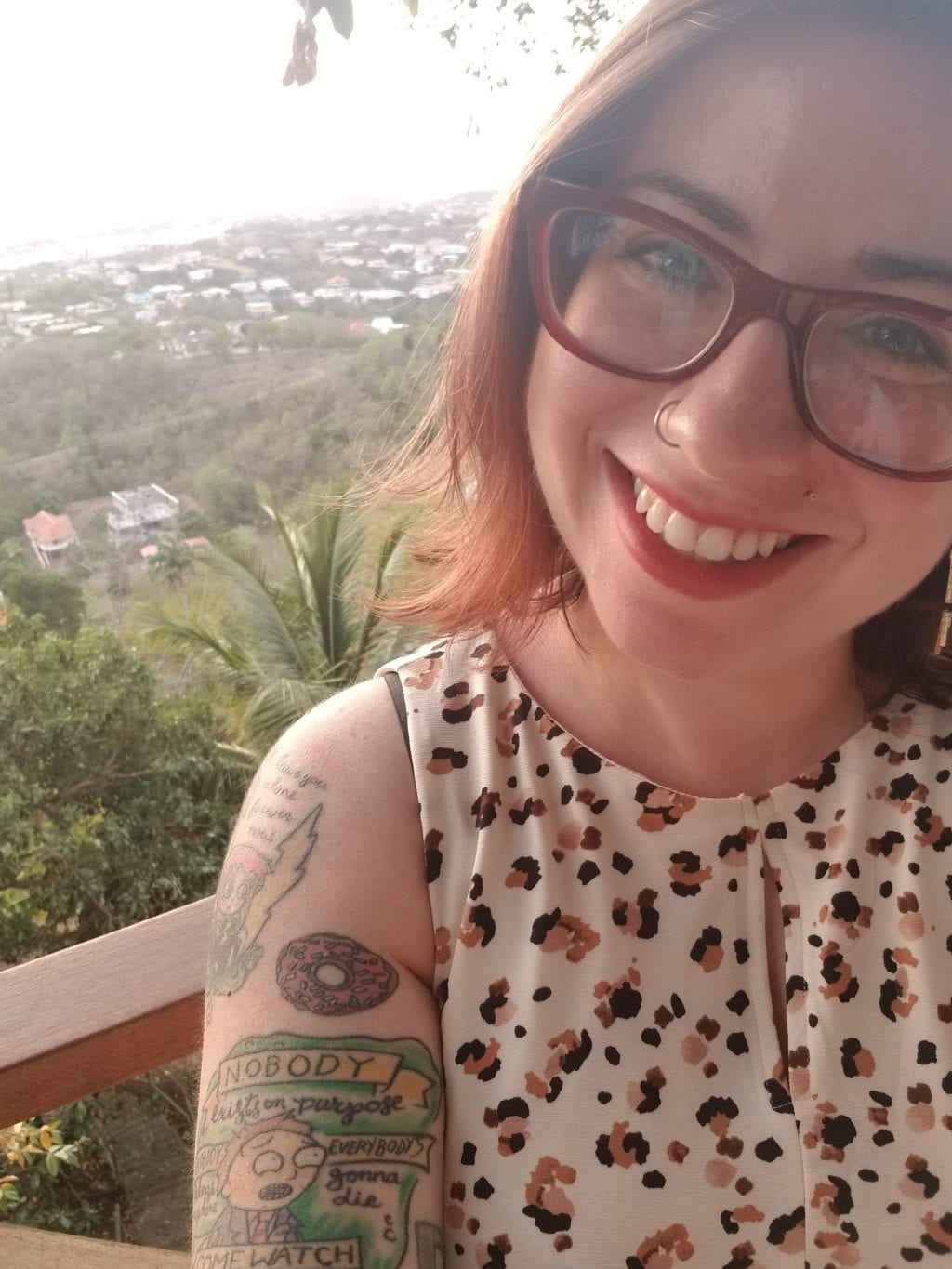One of the few selfies I took during the trip