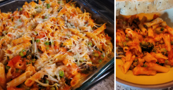 Low-FODMAP baked penne